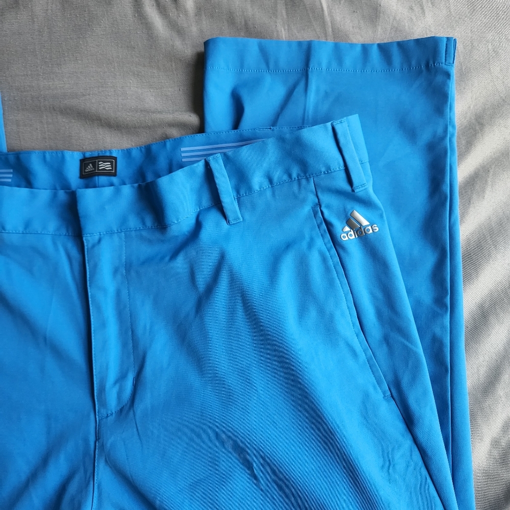 Adidas Blue Golf Pants 38 × 32